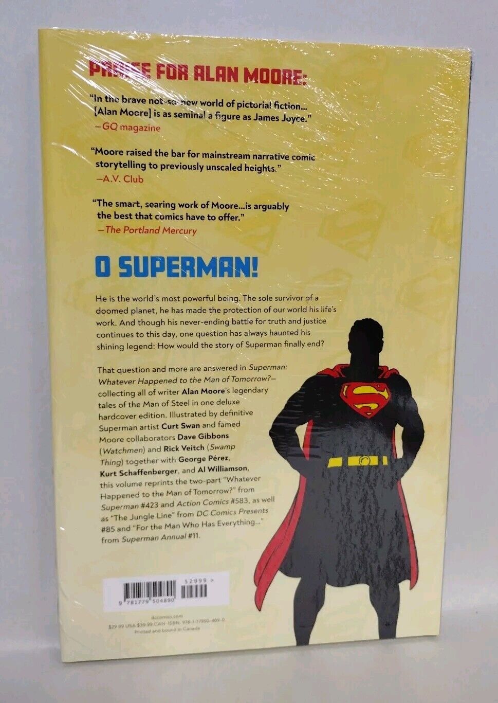 Superman Whatever Happened To The Man Of Tomorrow Deluxe Ed DC HC New Sealed 