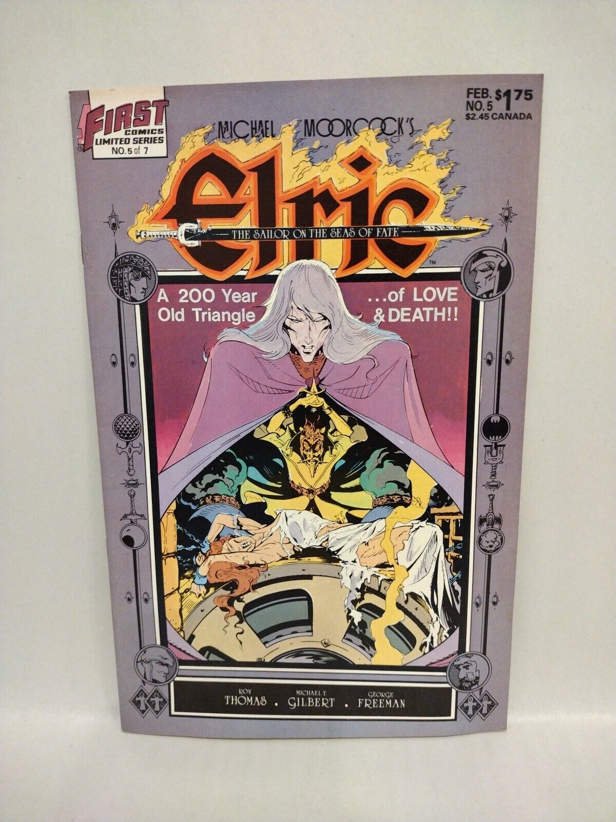 Elric The Sailor Of The Seas Of Fate (1985) Complete First Comic Set #1-7