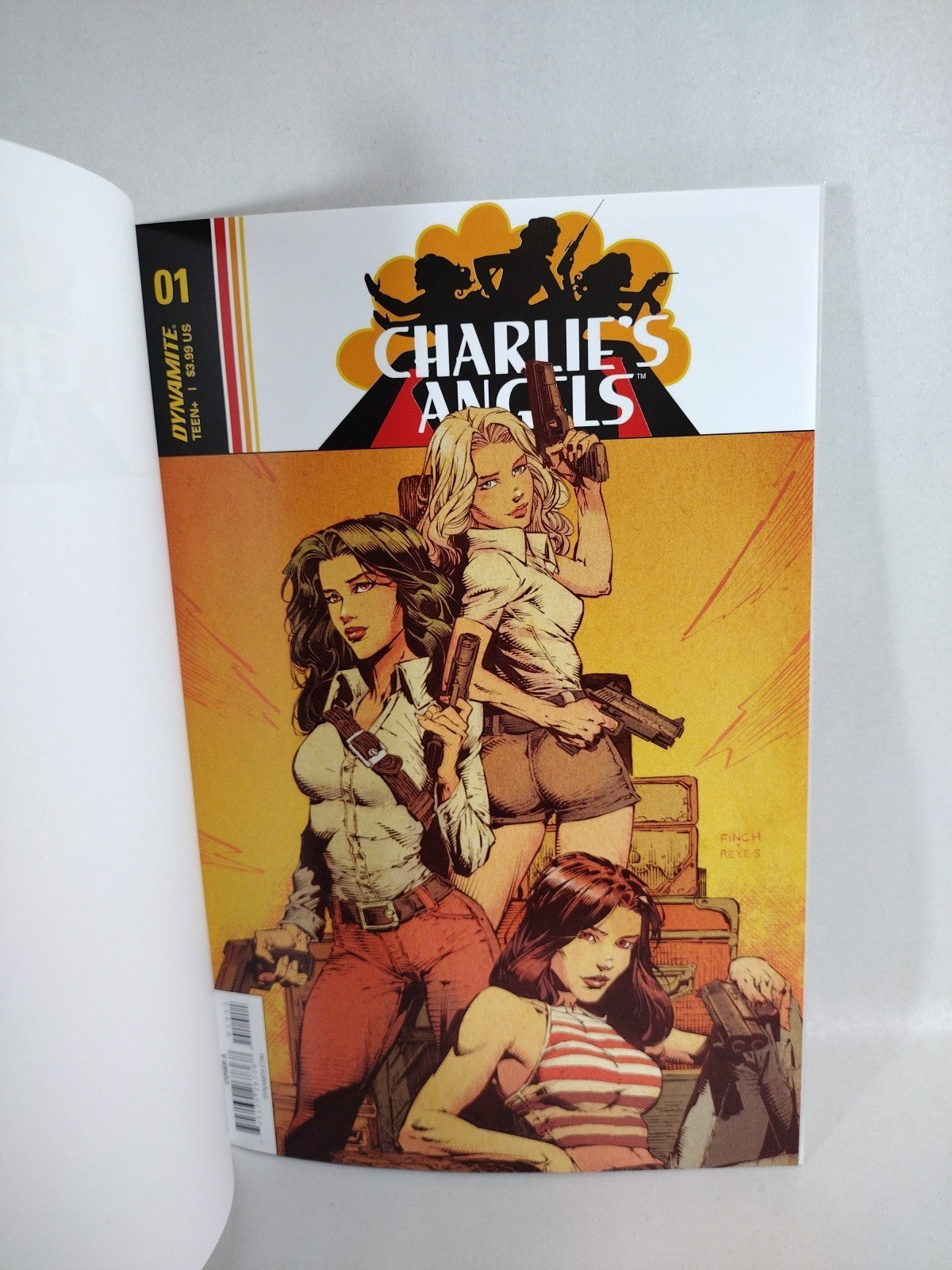 Charlie's Angels #1 (2018) Dynamite Blank Sketch Variant Cover Comic VF