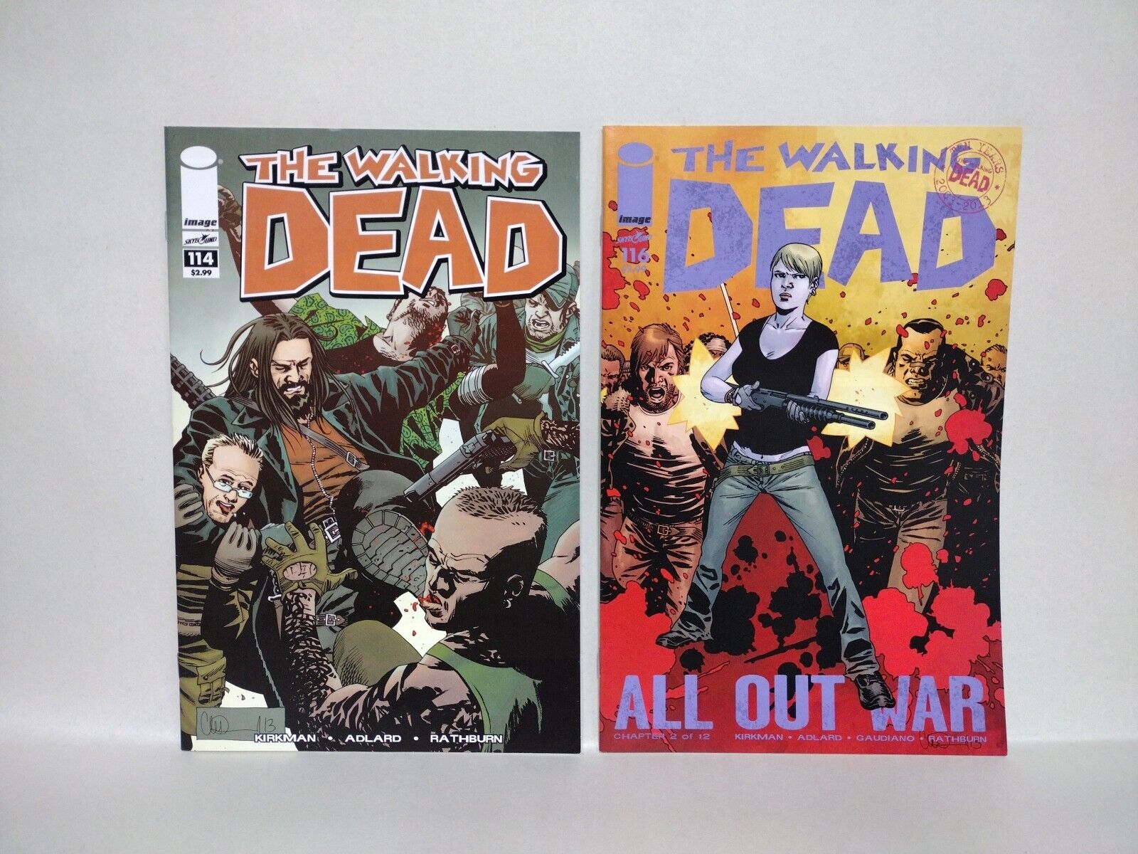 Walking Dead (2013) Image Comic Lot Set #114 116-123 125 129 132 All Out War