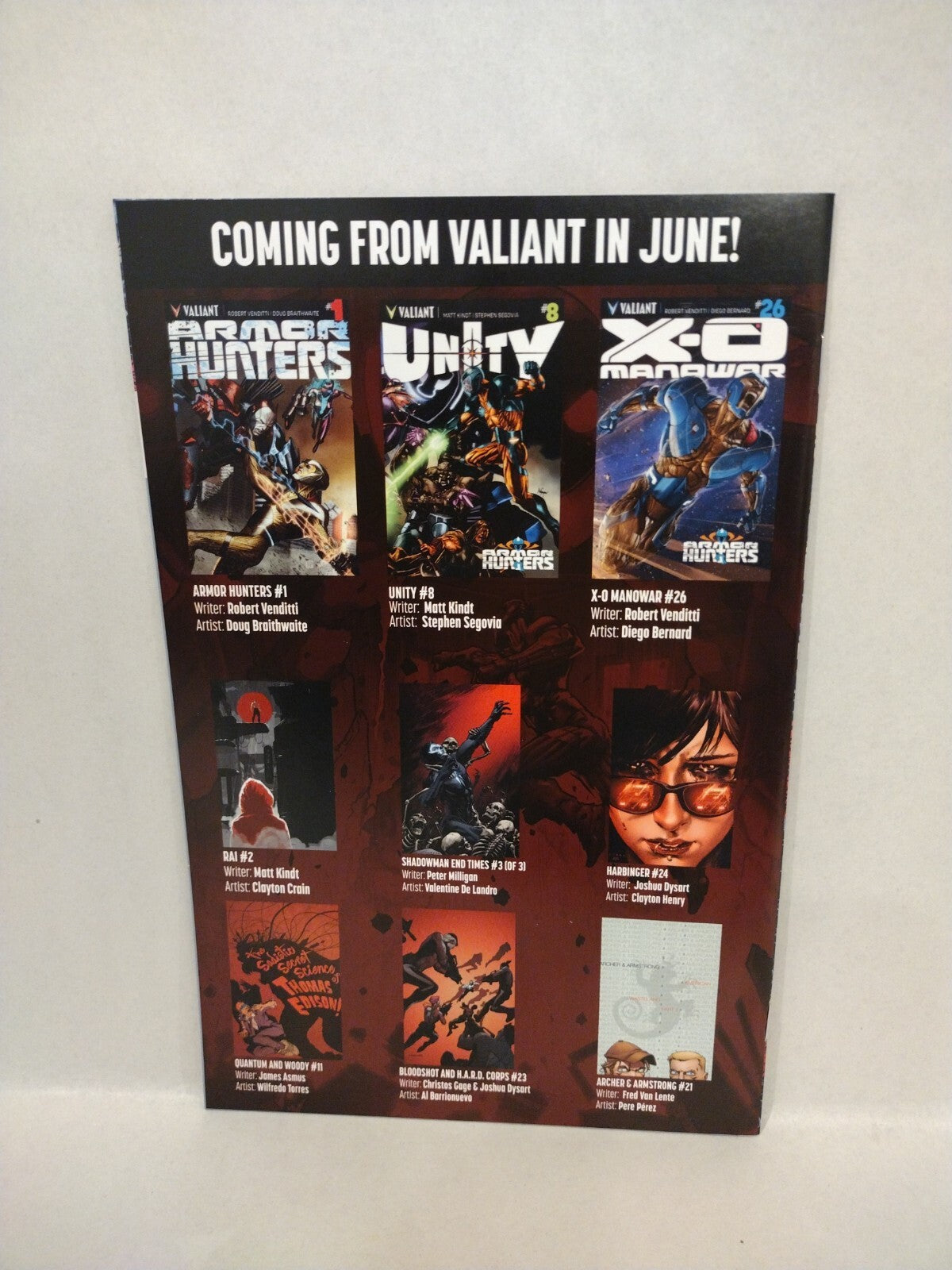 Rai (2014) #1 Valiant Comic Variant Set of 6 Matt Kindt Clayton Crane VF-NM