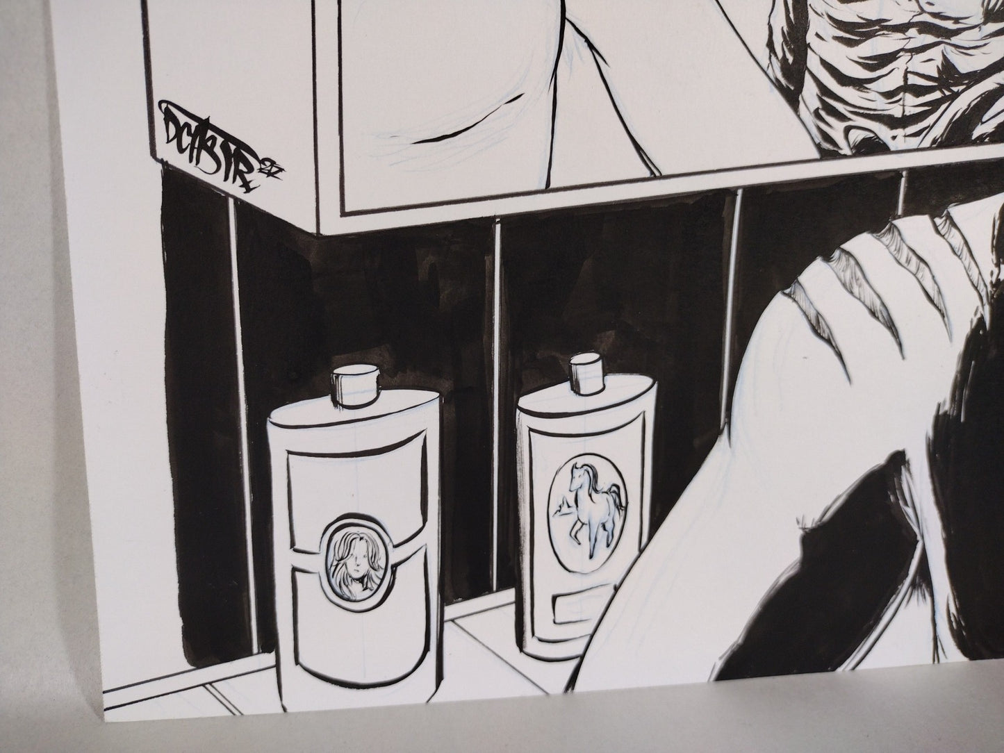 American Werewolf In London #2 (2025) Faux Comic Cover Original + Color DCastr