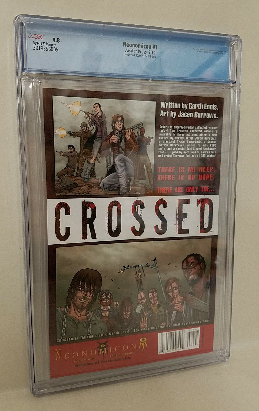 Neonomicon (2009) #1 New York ComiCon Jacen Burrows NYCC Comic Variant 9.8 CGC