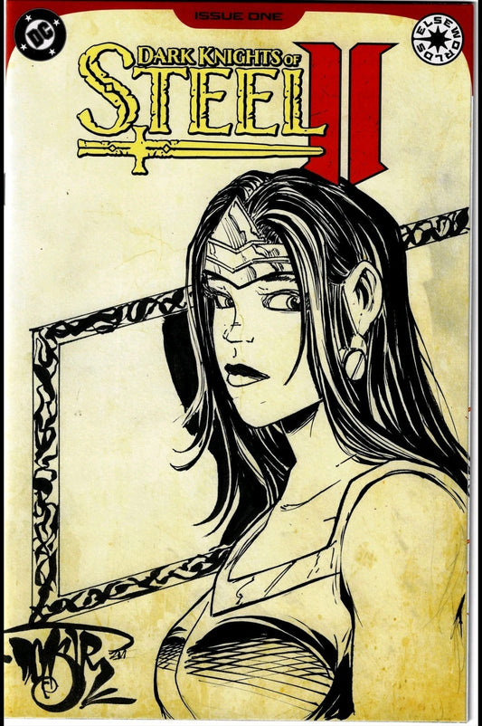 Dark Knights Of Steel II #1 (2026) DC Sketch Cover Var W Original Dave Castr Art
