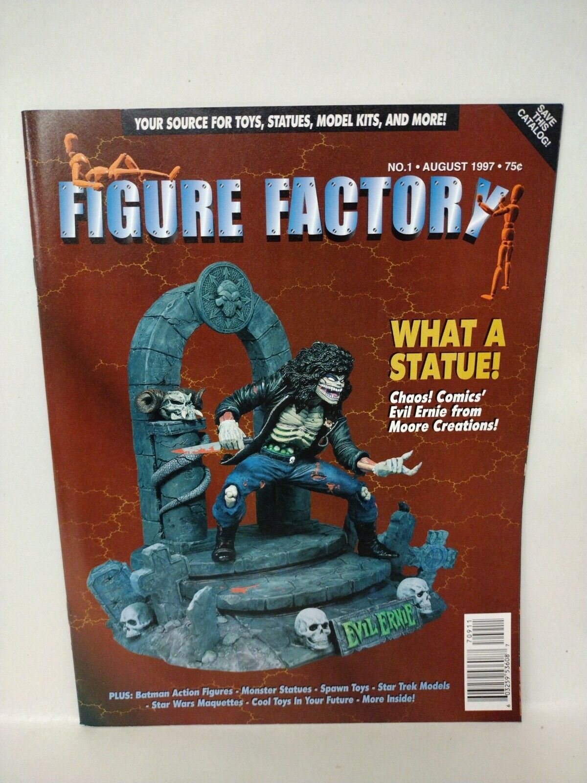 Figure Factory Magazine #1 (1997) Evil Ernie The Maxx Marvel Toy Catalog VF-NM