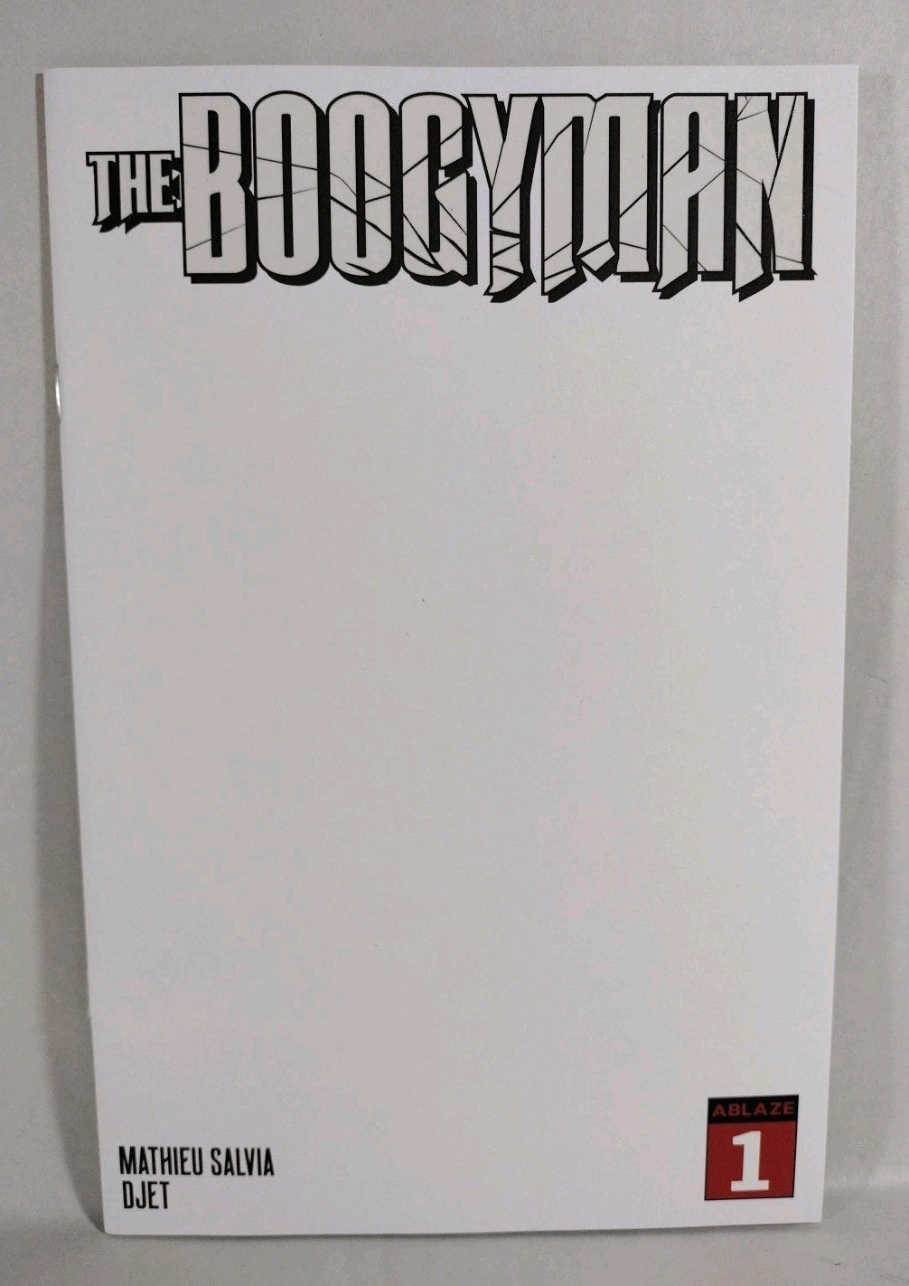 Boogyman #1 (2022) Ablaze Comic Blank Sketch Variant Glow In The Dark Cover NM