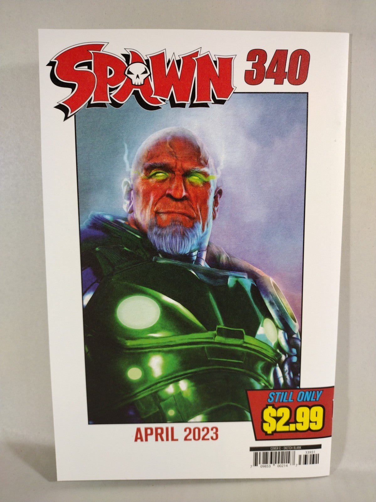 Spawn #339 (2023) Image Comic Blank Blue Line Cover Variant New NM