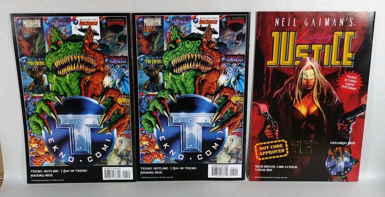 Mr Hero The Newmatic Man (1995) #1-18 Complete Tekno Comix Comic Series F-NM