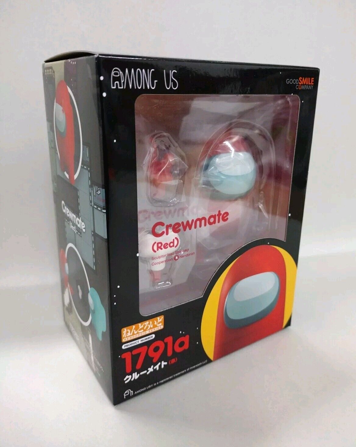 Among Us Crewmate Red Nendoroid 1791a Figure Good Smile Co. New In Box