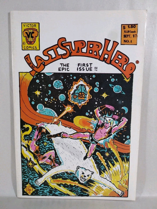 Last Super Hero #1 (1987) Victor Comics Victor Plajas Underground FN