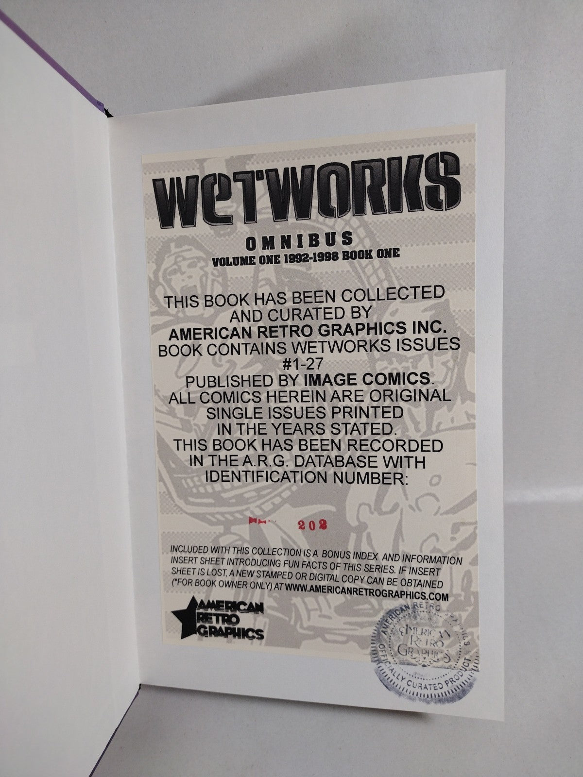 Wetworks Vol 1 (1992) Complete ARG Custom Bound Image Comic 2 Book HC Set 1-43 +