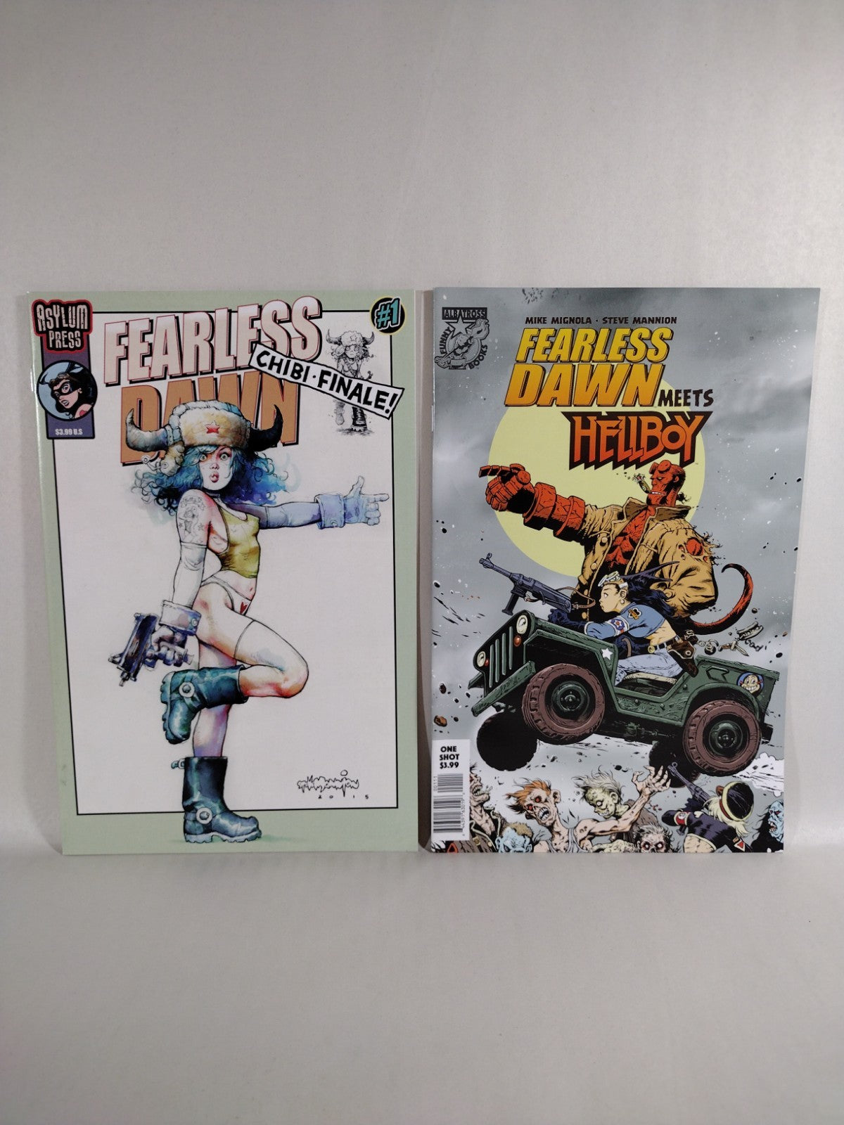 Fearless Dawn (2009) Complete Asylum Press Comic Series 1-4 +8 One Shots Mannion