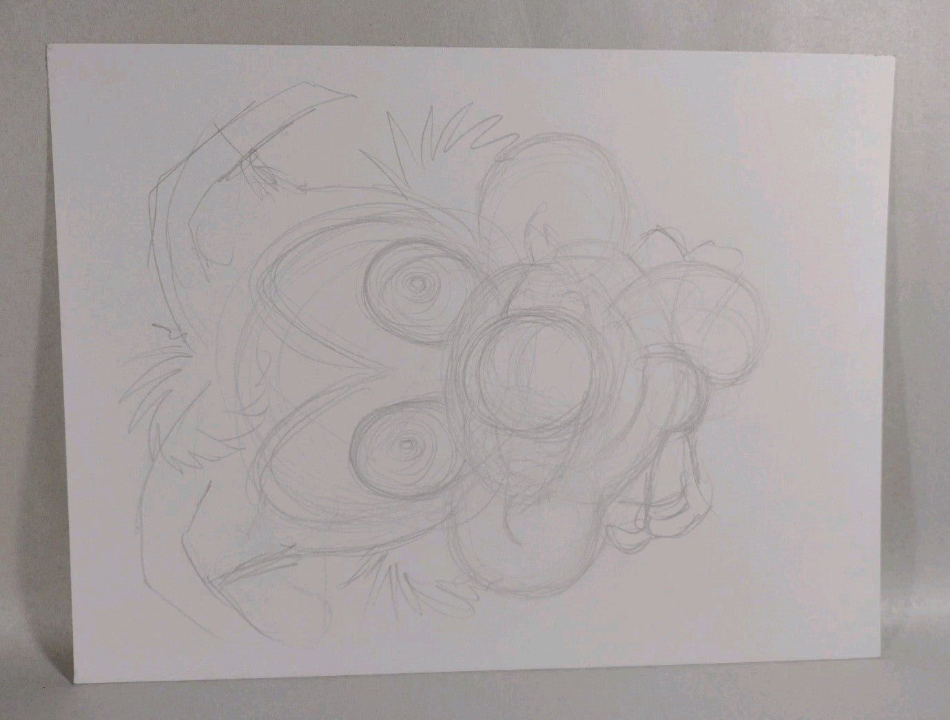 Cheers 9x 12" Original Dave Castr Cartoon Bear Inked Comic Art  W ARG COA #56