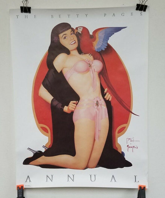 Bettie Page (1991) Poster by Greg Theakston Pure Imagination 18 X 24" Unused 