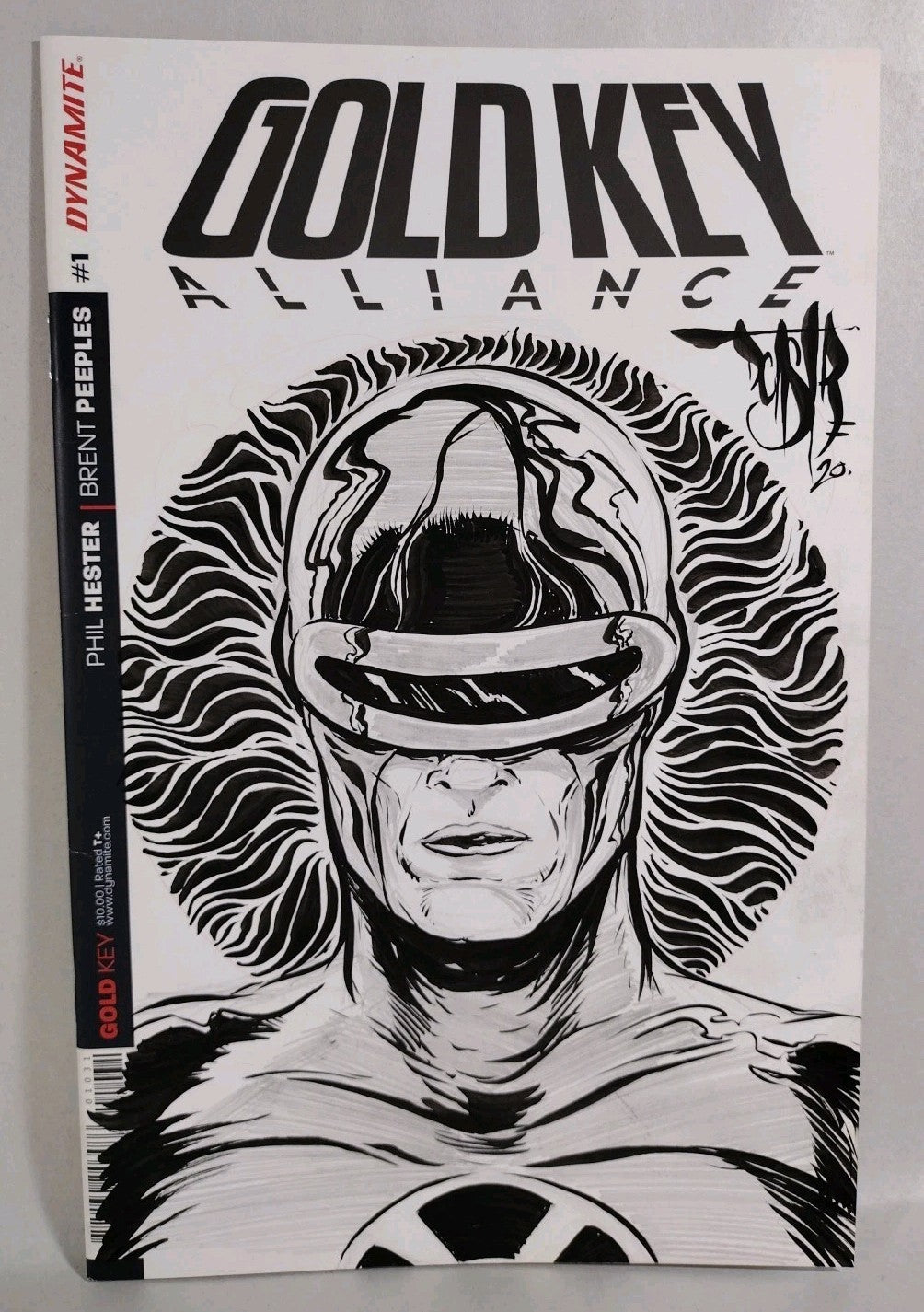 Gold Key Alliance 1 (2016) Dynamite Comic Sketch Cover Var W DCastr Original Art