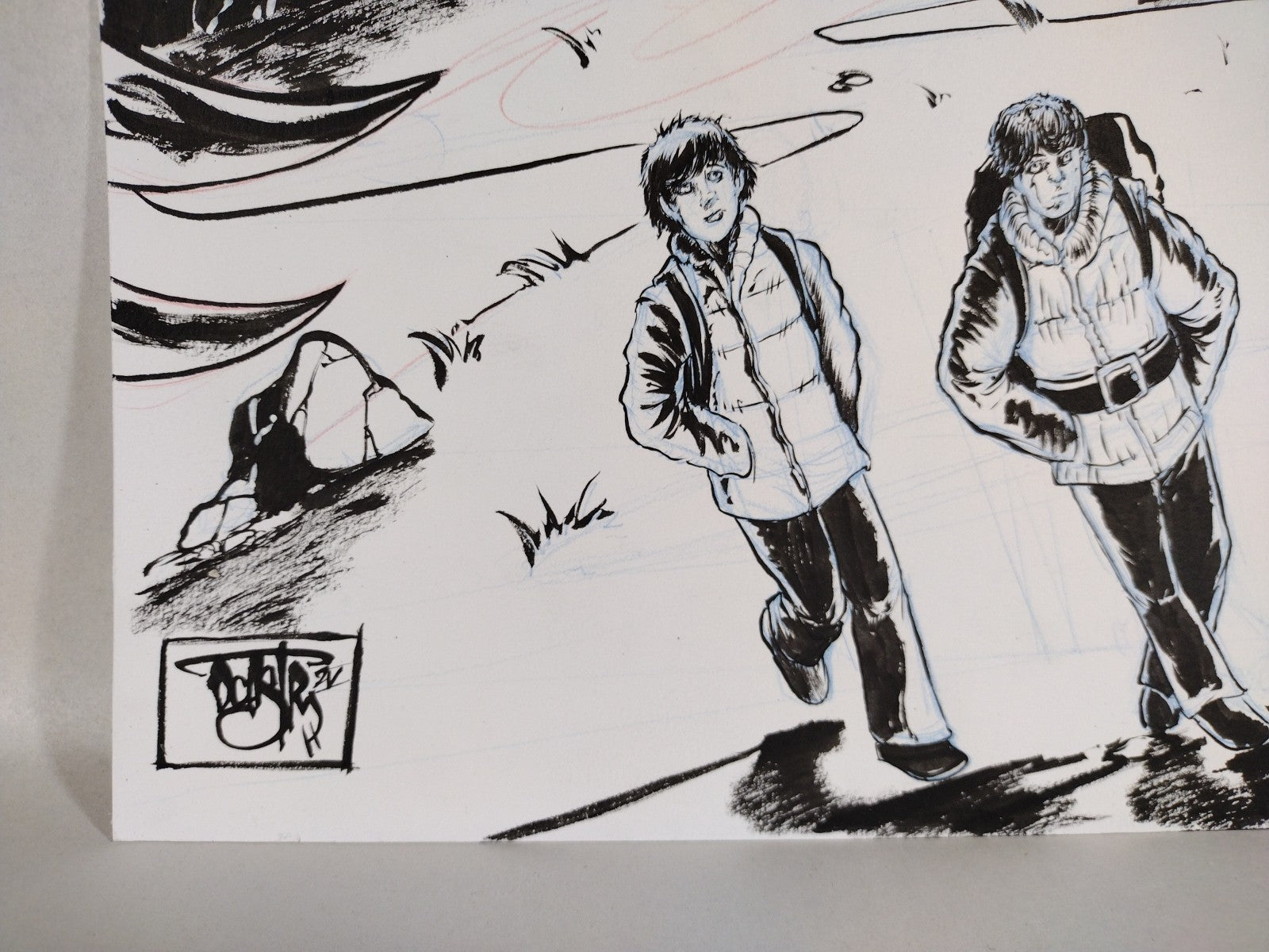 American Werewolf In London #1 (2025) Faux Comic Cover Original + Color DCastr