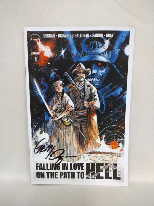 Falling In Love On The Path To Hell #1 (2024) Image Comic Ashcan Signed Duggan