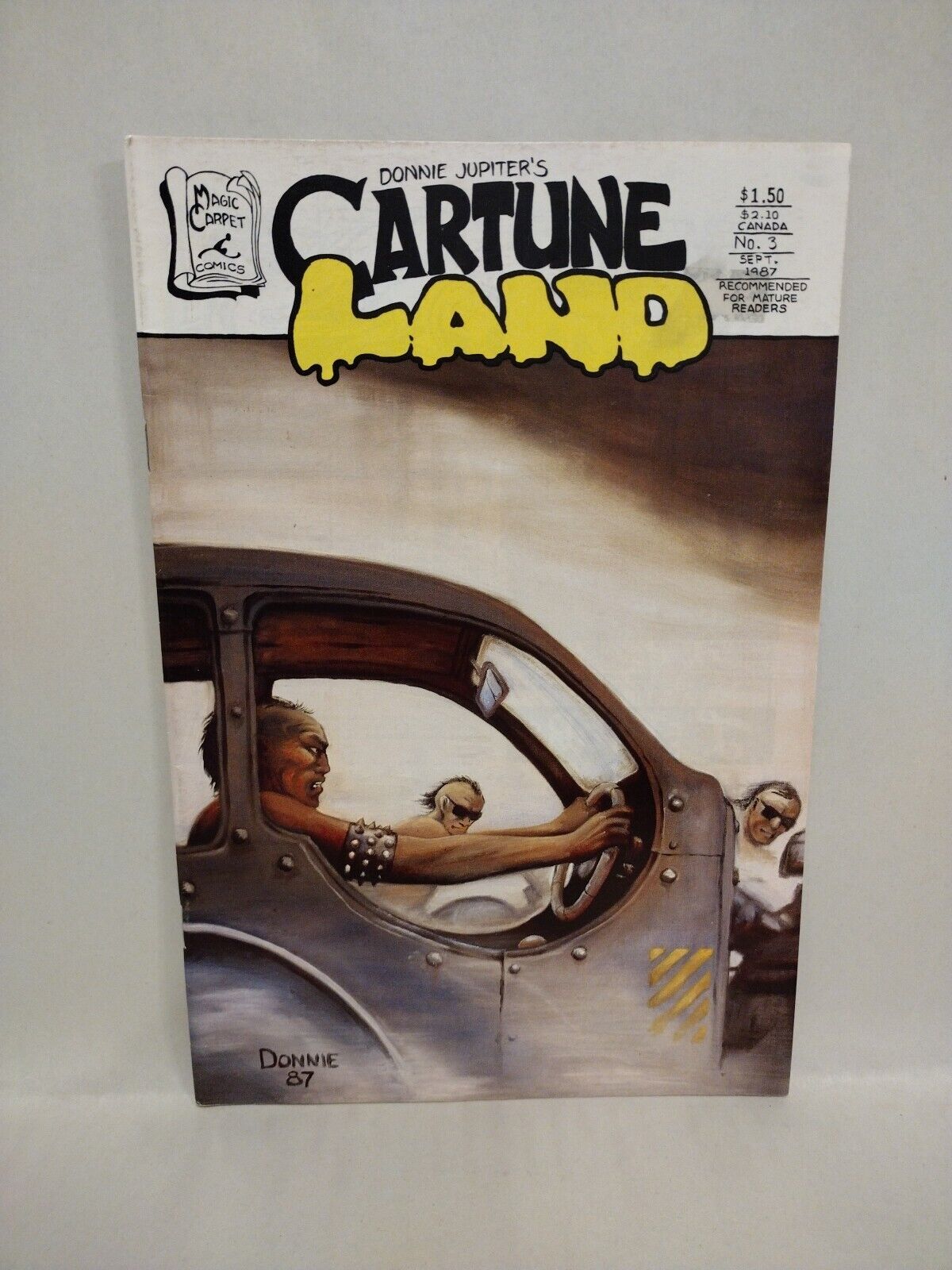 Cartune Land (1987) Magic Carpet Comic Lot Set #1 2 3 Donnie Jupiter