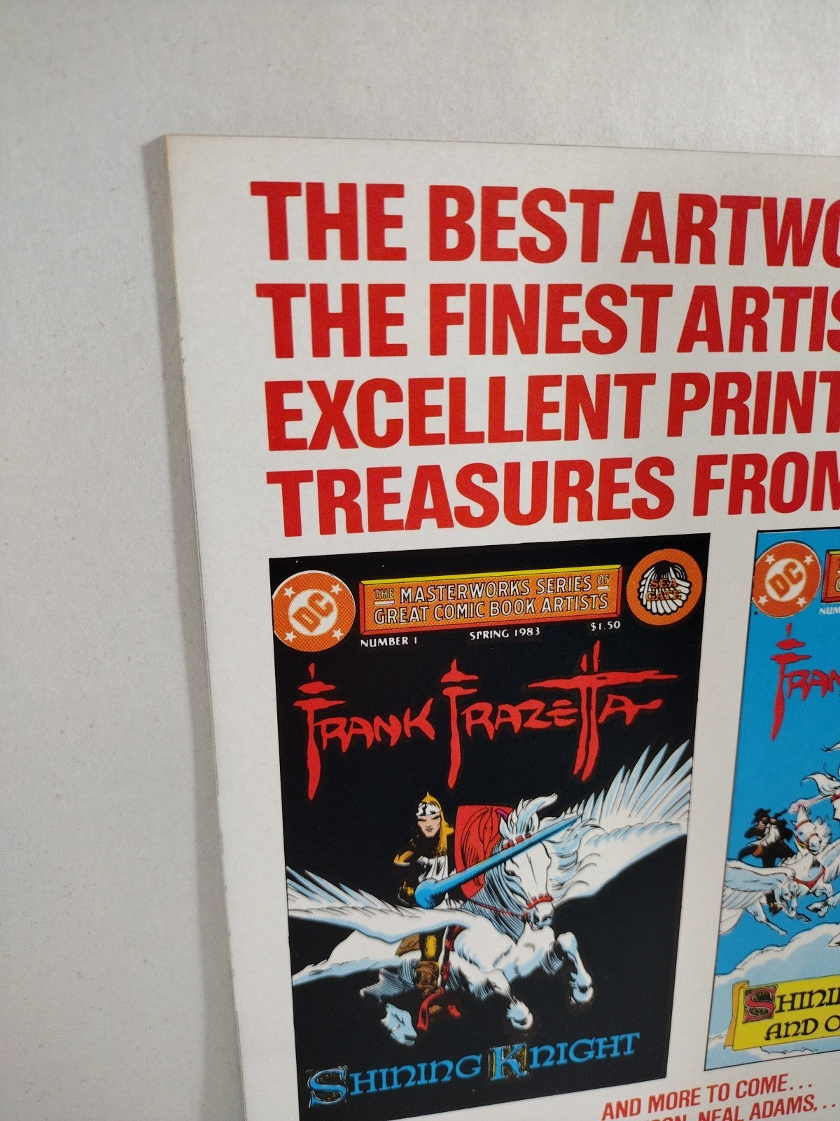 Frank Frazetta (1983) DC Comic Lot Set Shining Knight VF-NM