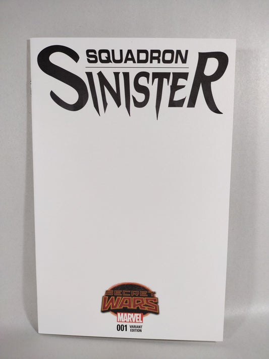 Squadron Sinister #1 (2015) Marvel Comic Blank Sketch Cover Variant NM