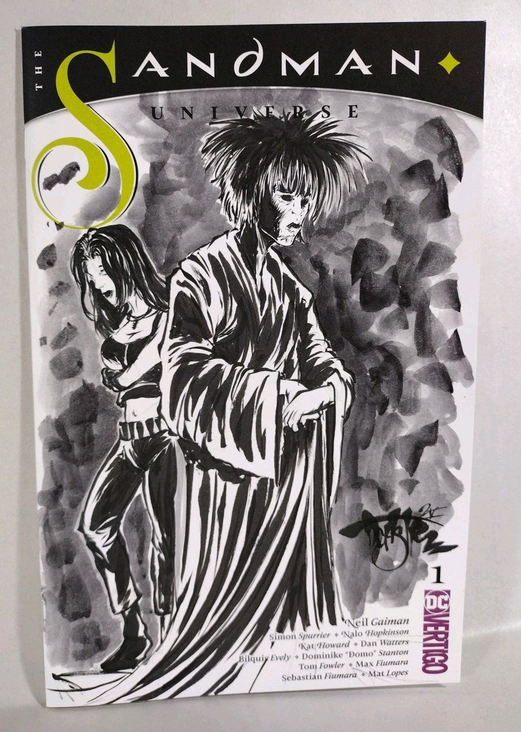 Sandman Universe #1 (2018) DC Sketch Cover Variant Comic W Original DCastr Art