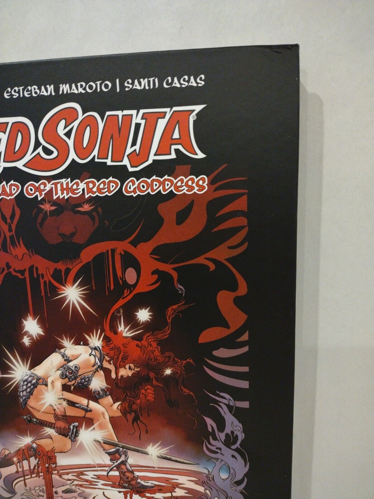 RED SONJA Ballad Of The Red Goddess 2nd Print Estabna Maroto Unread Oversized HC