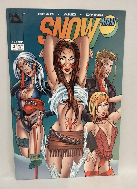 Snowman Dead and Dying #3 (1998) Avatar Comic Gen 13 Homage Cover 