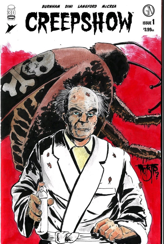 Creepshow #1 (2022) Image Comic Sketch Cover Variant W Original Dave Castr Art