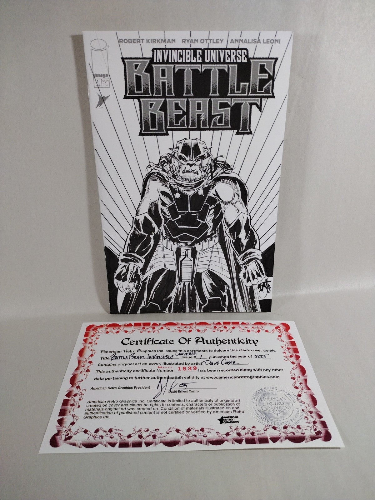 Battle Beast #1 (2025) Image Comic Sketch Variant Cover W Original DCastr Art