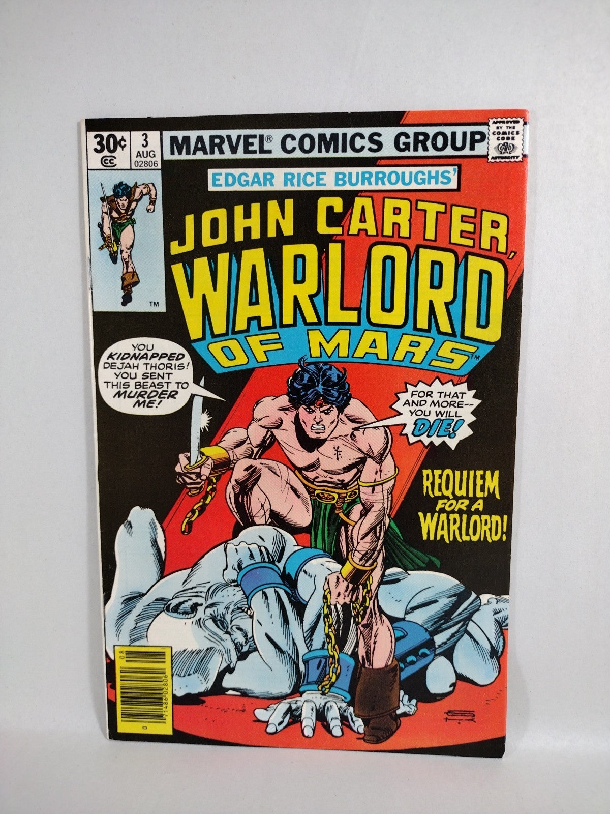 John Carter Warlord Of Mars (1977) Marvel Comic Lot #1 2 3 4 5 6 8 15 16 