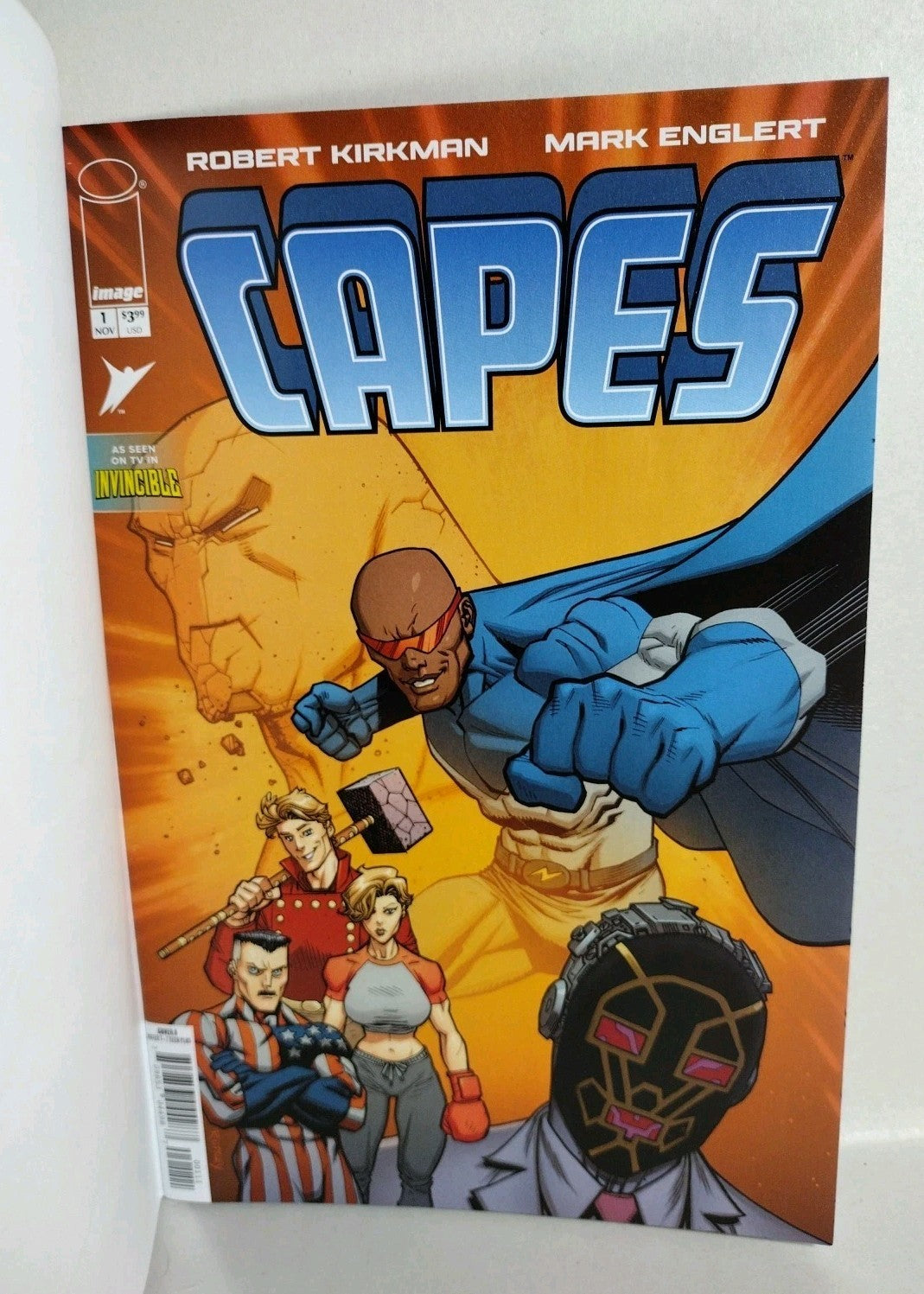 Capes #1 (2025) Image Skybound Sketch Cover Comic W Original Dave Castr Art