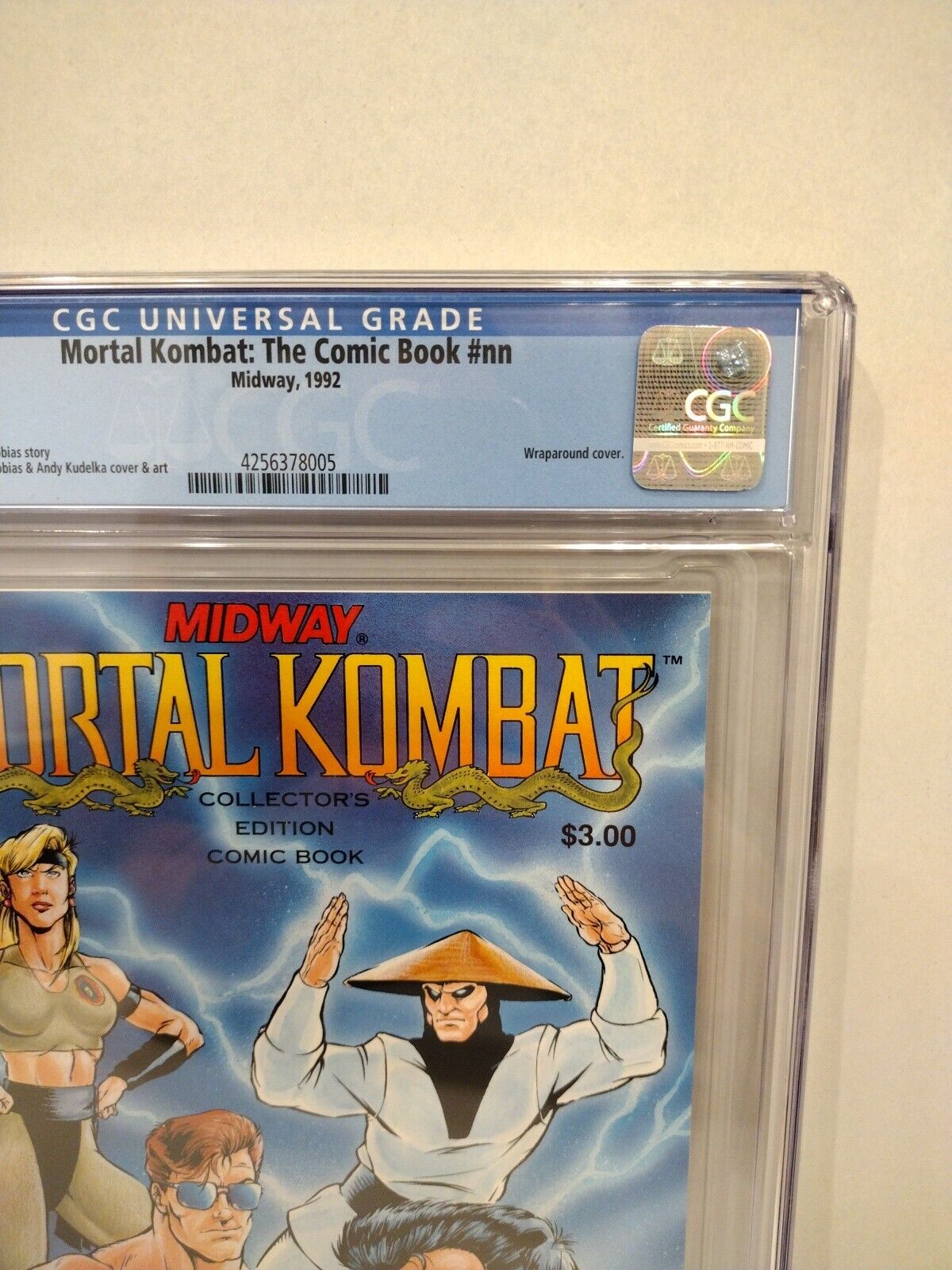 MORTAL KOMBAT (1992) Midway Comic 1st Appearance Mailaway Issue CGC 9.6