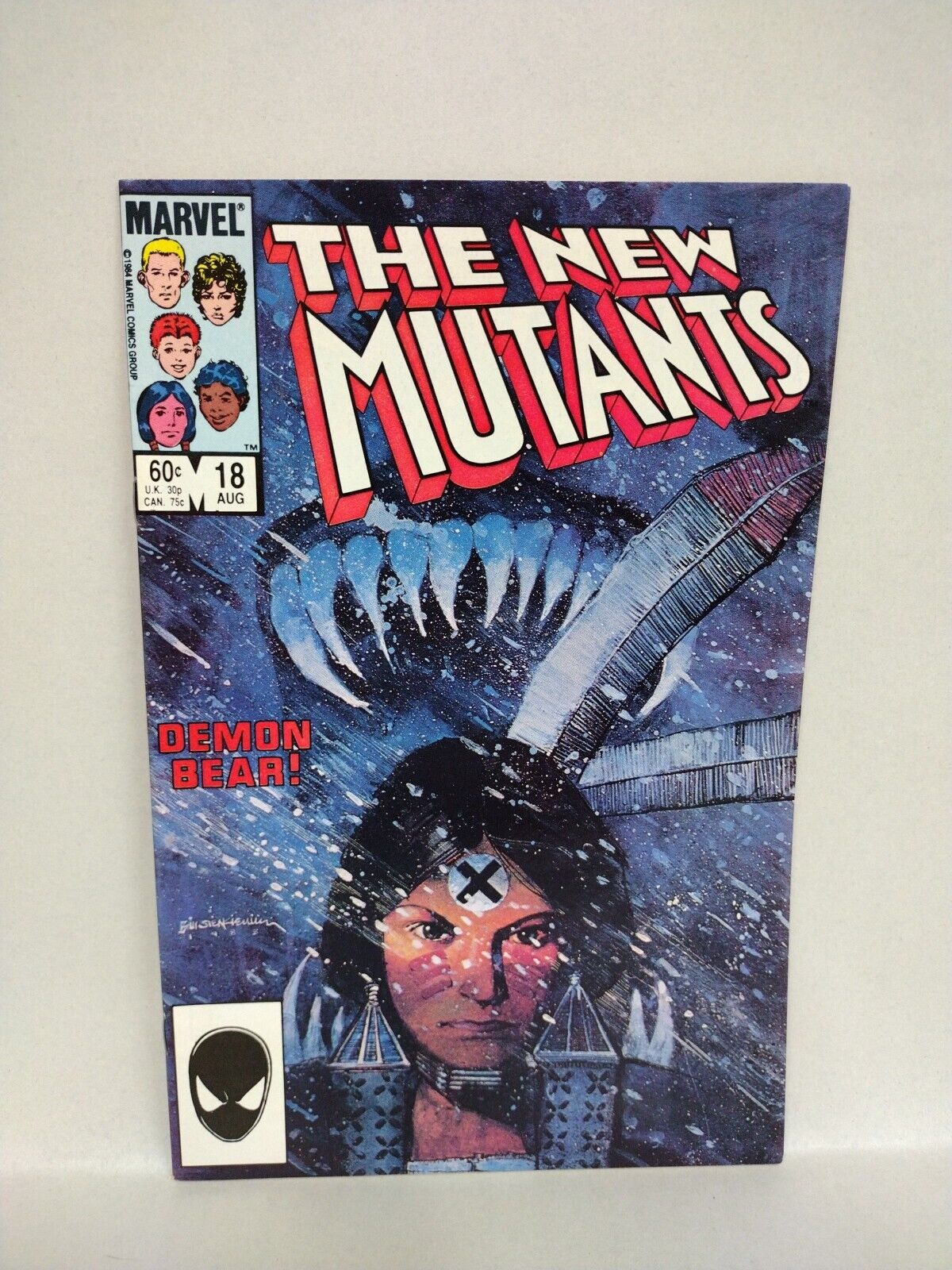 New Mutants #18 19 (1984) Marvel Comic Lot 1st Warlock & Demon Bear Sienkiewicz