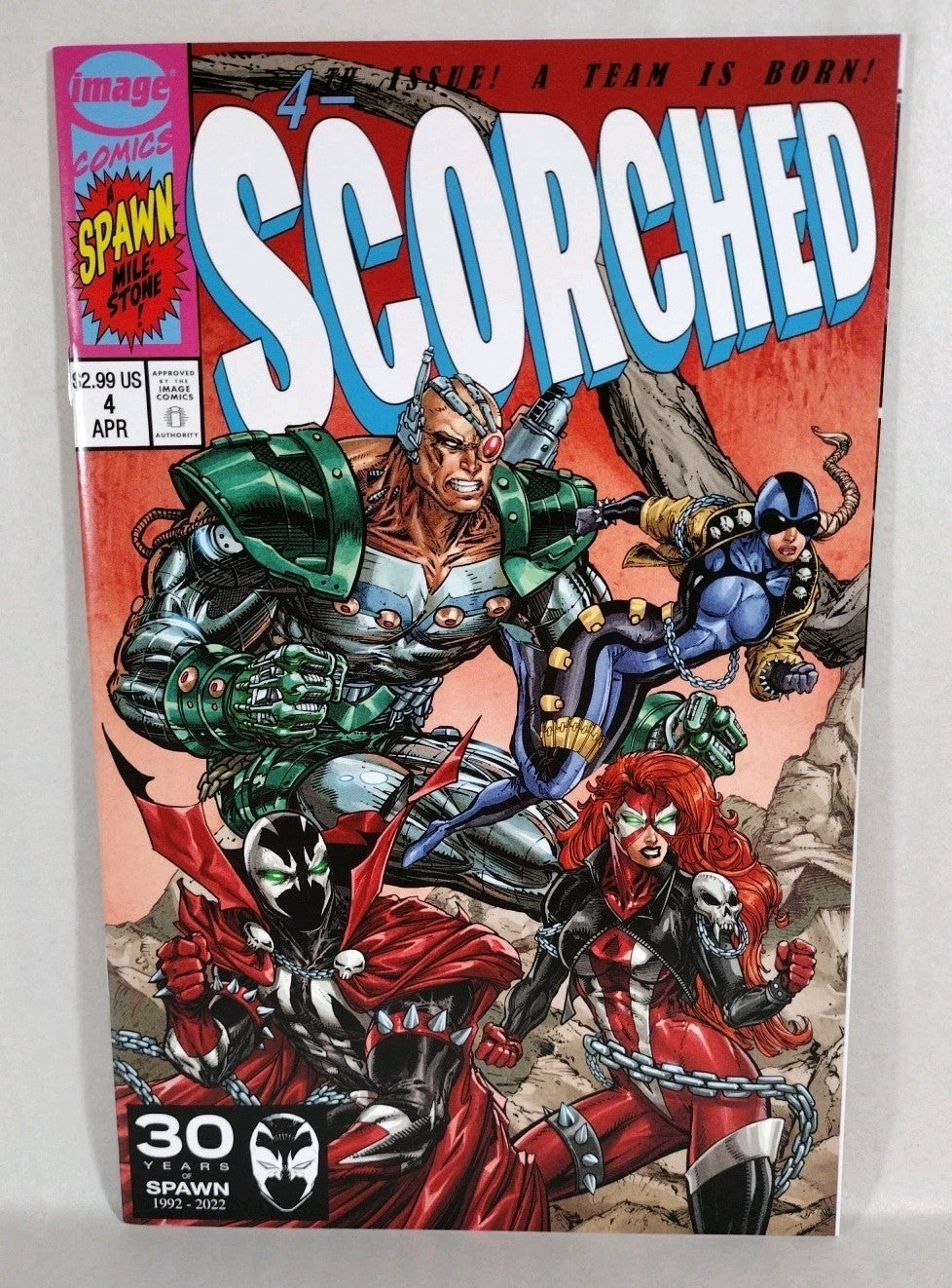 Scorched (2022) Image Comic Lot #1 1 3 4 5 Todd McFarlane Spawn Universe NM