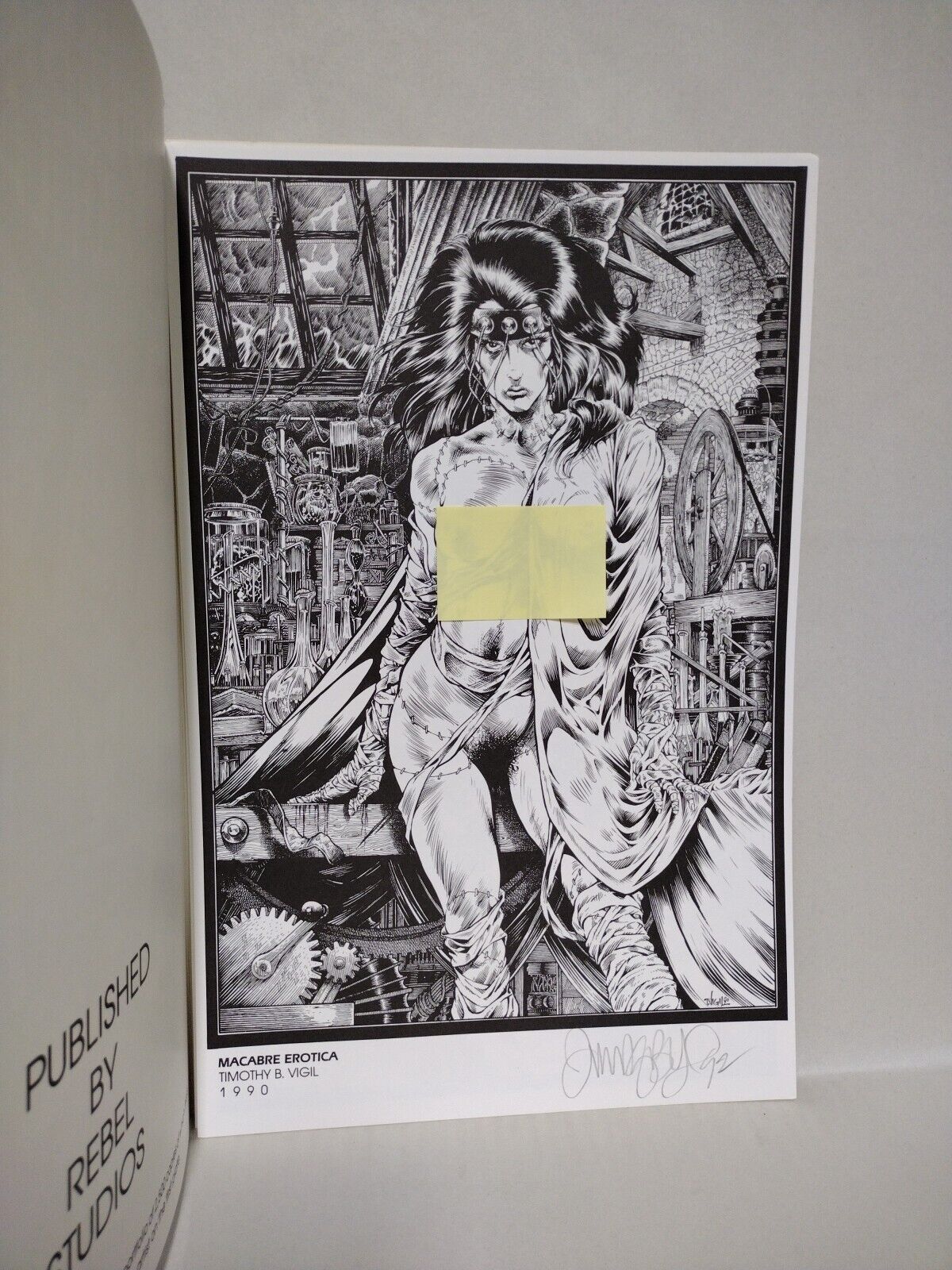 Tim Vigil Macabre Erotica 1990 Rebel Studios Portfolio 4 Plates Signed 218/2500