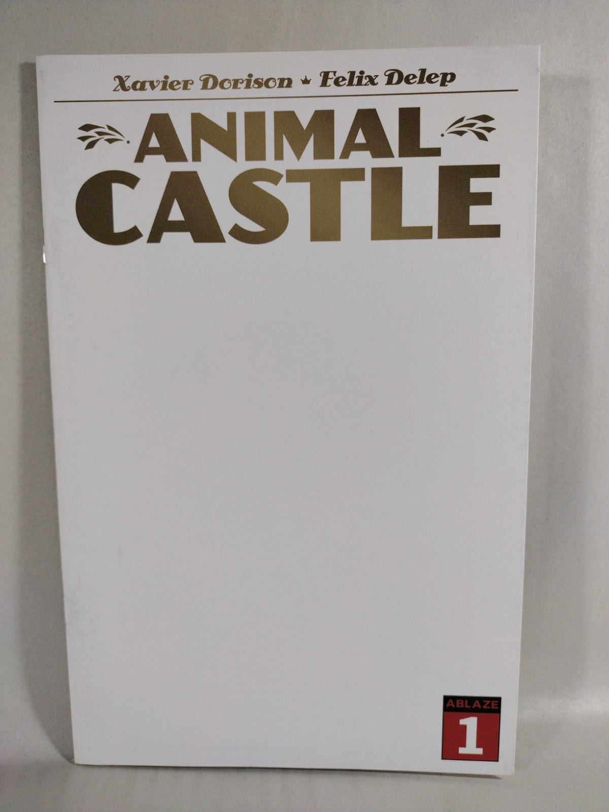 Animal Castle #1 (2022) Ablaze 2nd Print Blank Sketch Cover Variant Cover Comic