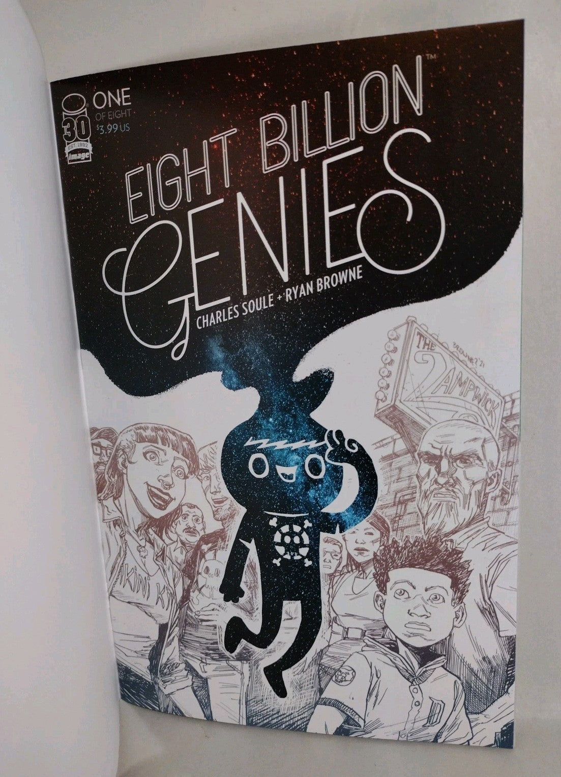 Eight Billion Genies #1 (2022) Image Comic Blank Sketch Cover G Variant 1st NM