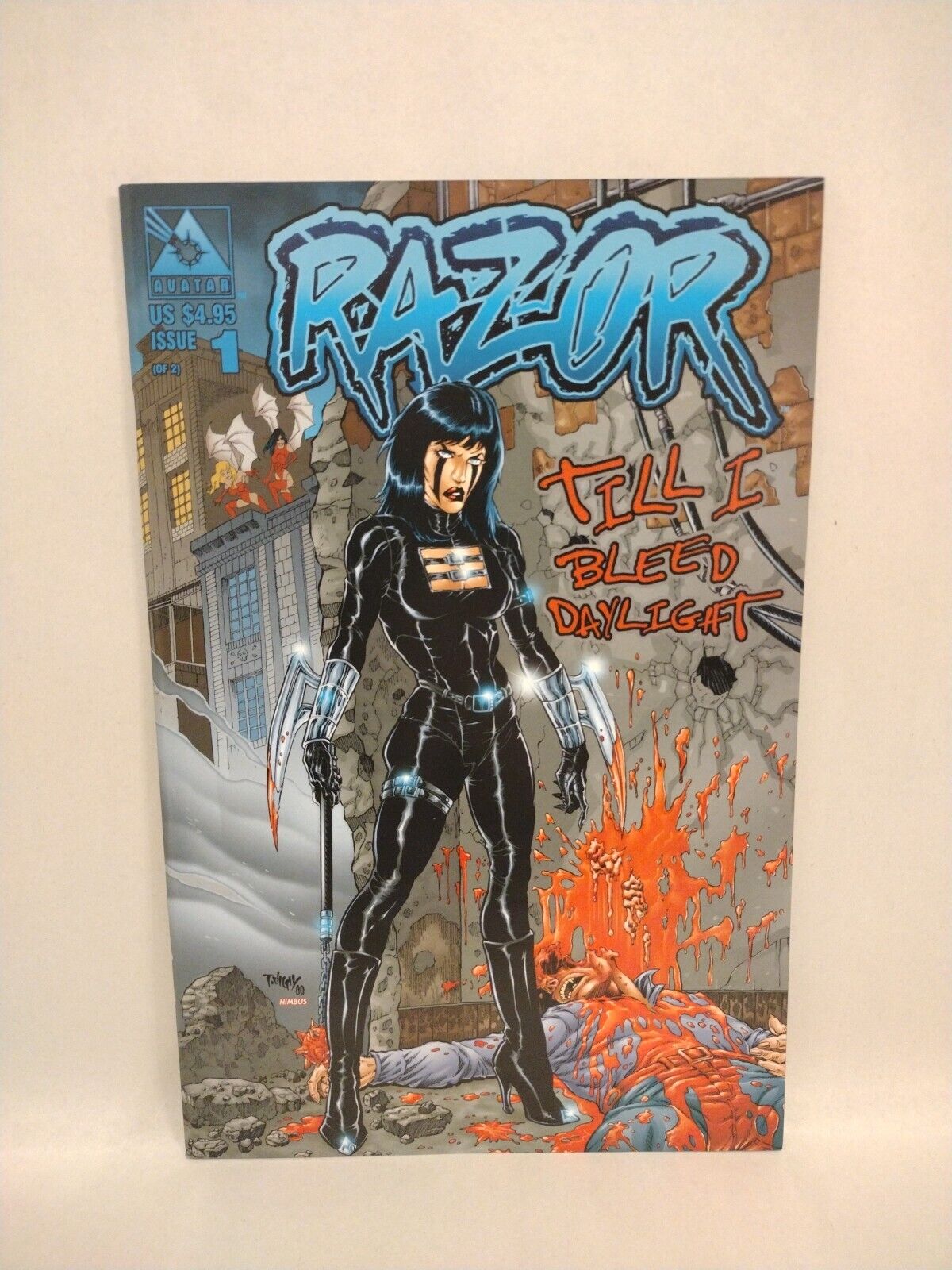 Razor Till I Bleed Daylight (2000) Complete Avatar Comic Set #1 2 Ravening #1 NM