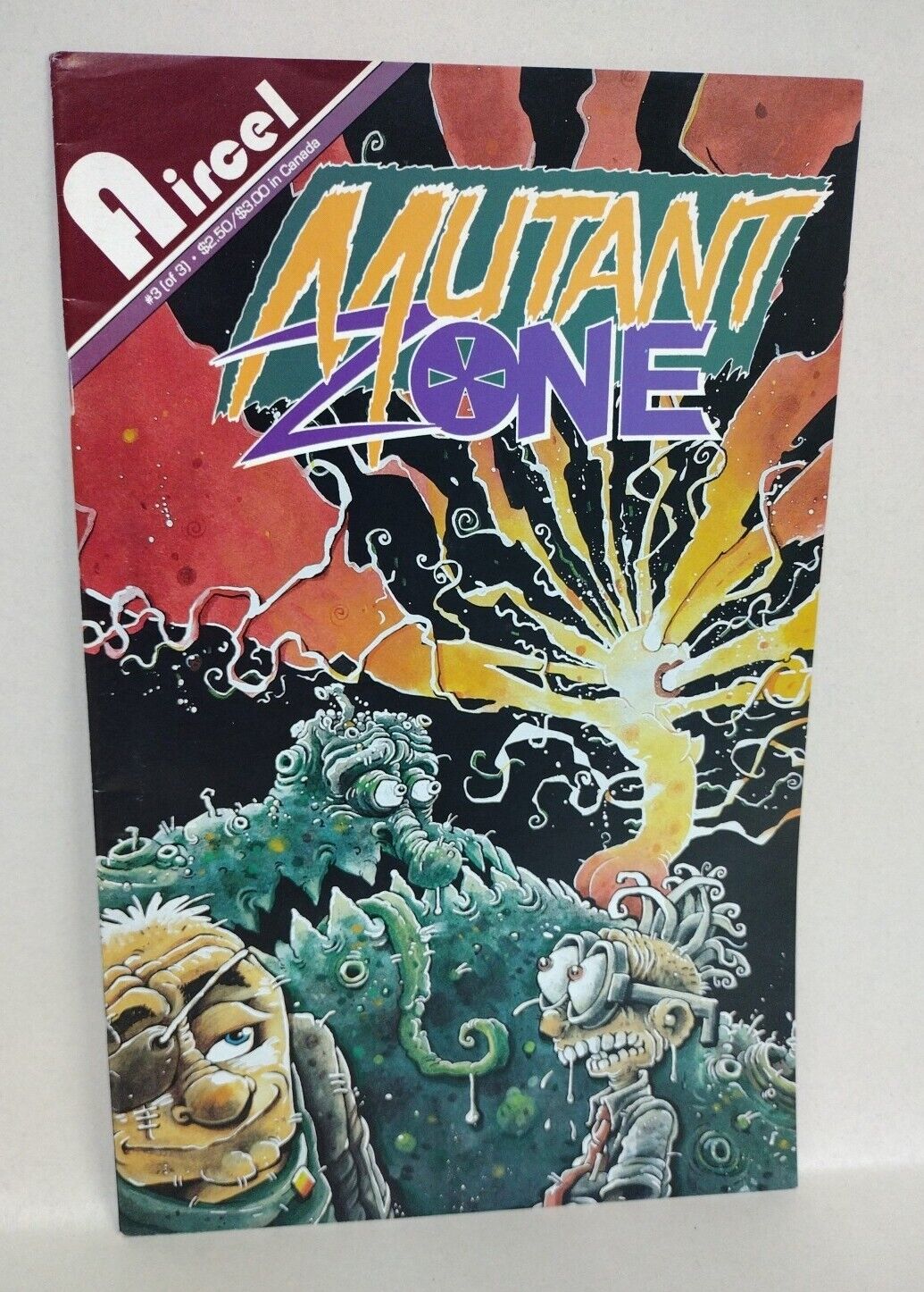 Mutant Zone (1991) Aircel Comic Lot Set #2 3 Of 3 Dave Cooper Horror