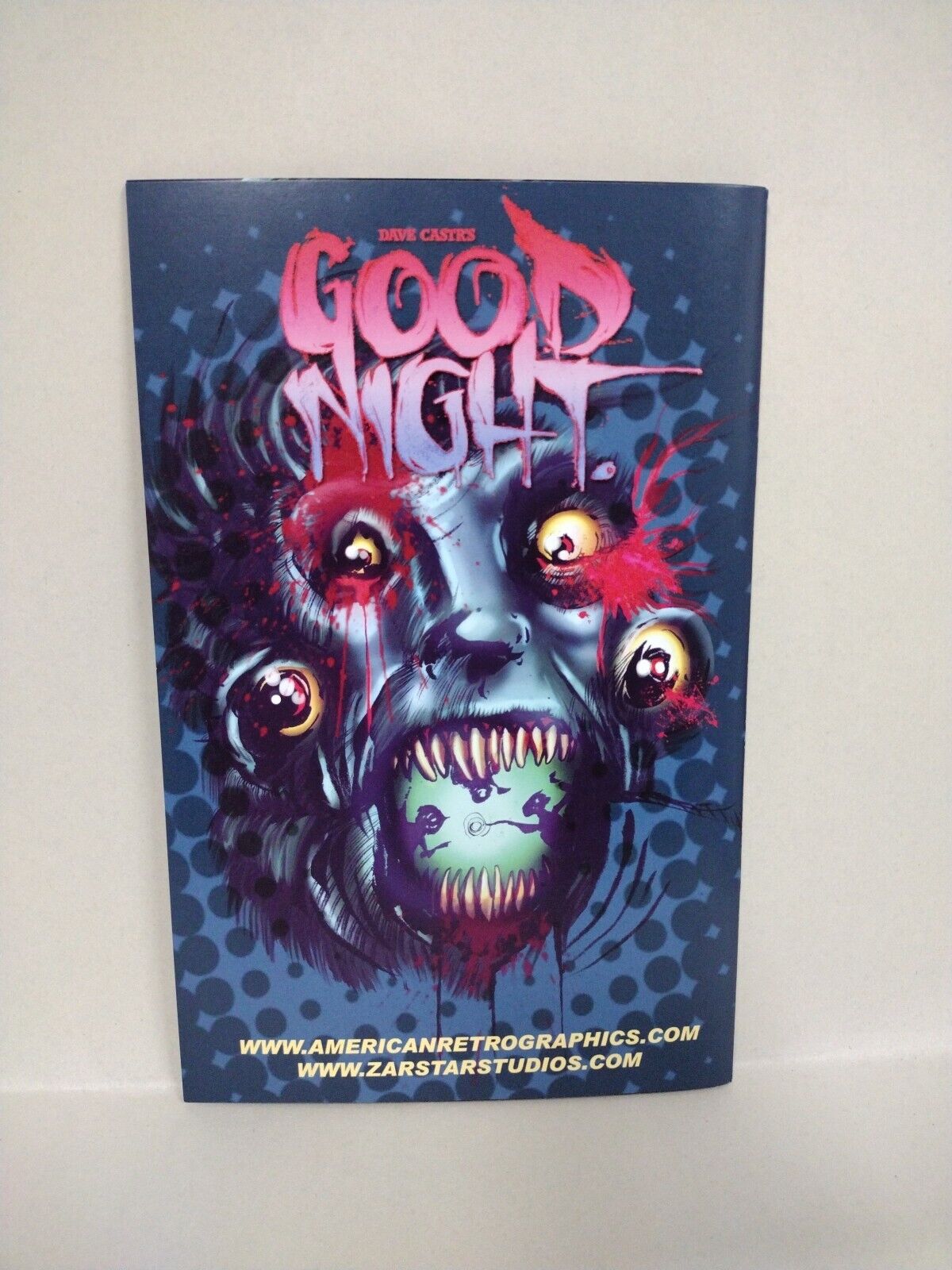 Dave Castr's Good Night #1 Blank Variant ARG Comic w Original Critters Crite Art