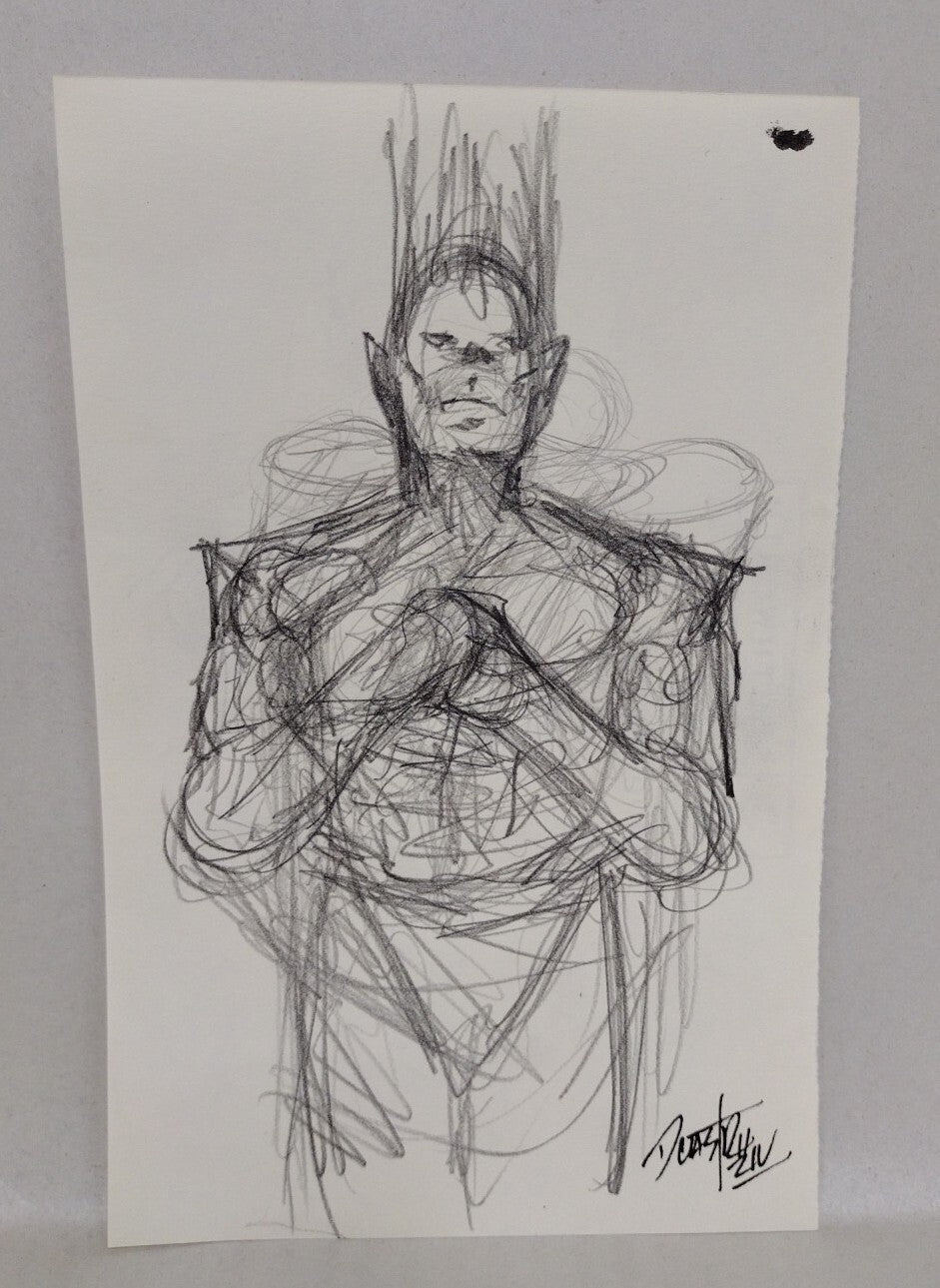 Morbius The Living Vampire #1 (2013) Marvel Comic Sketch Variant w Orignal Art
