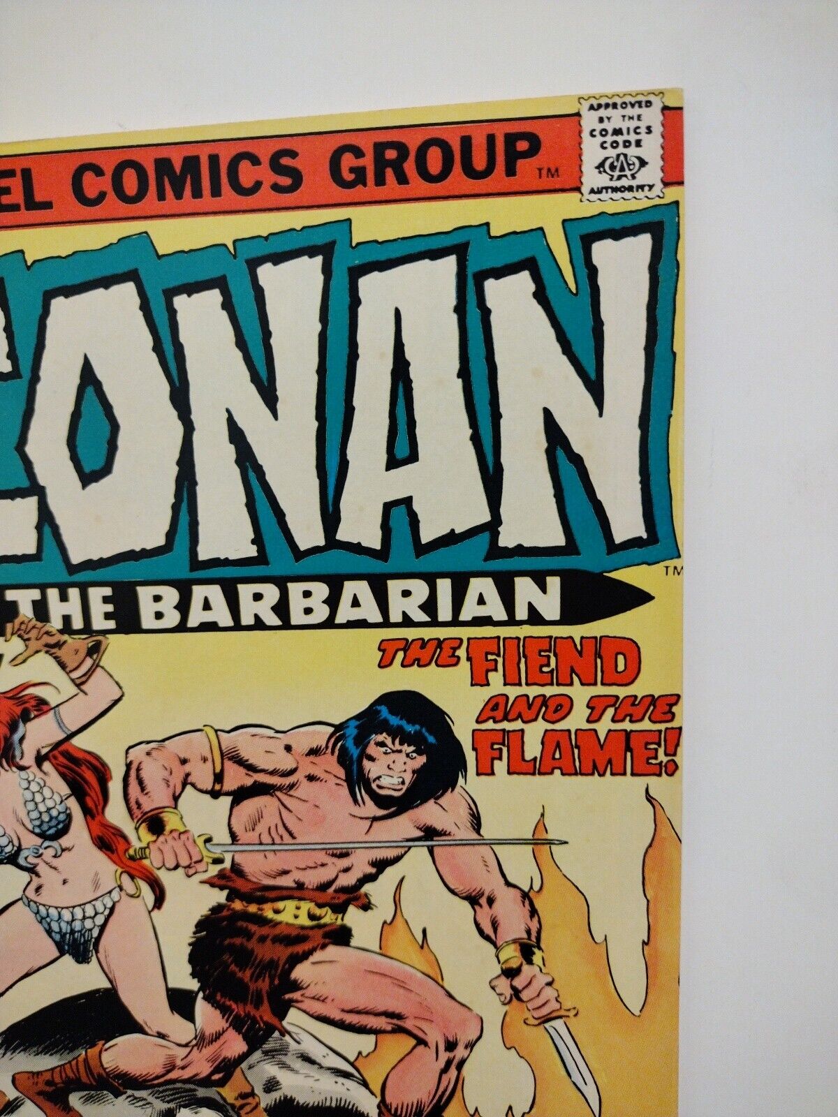 Conan #44 (1974) Bronze Age Marvel Roy Thomas John Buscema Red Sonja VF