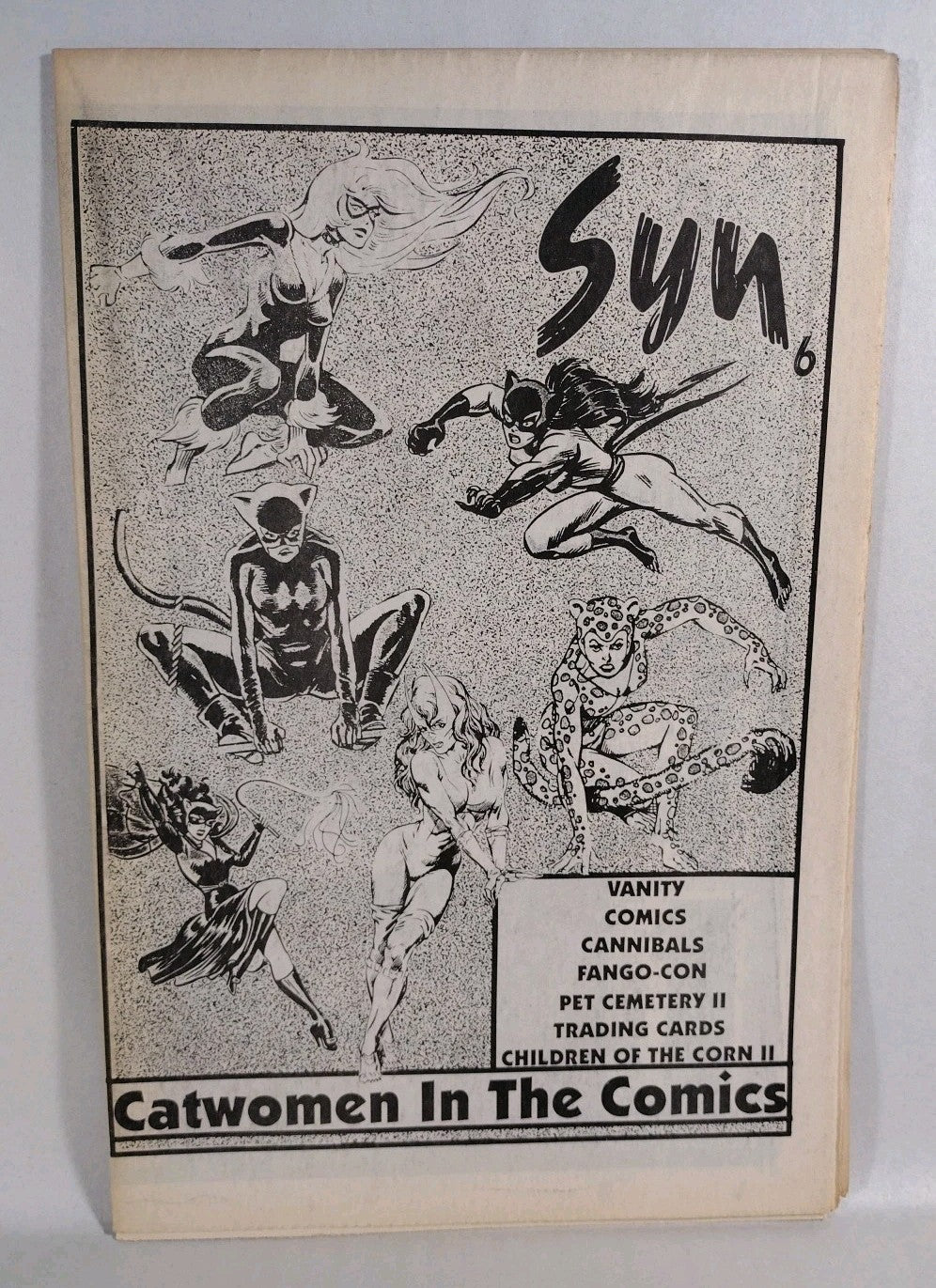 Syn Magazine (1990) Complete Newspaper Run 1 2 3 4 5 6 Horror Movie Comic Run