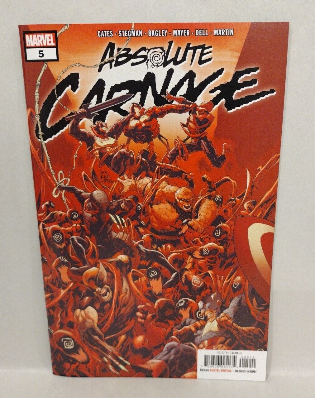 Absolute Carnage 2019 1-5 Complete Marvel Comic Set Venom Knull 1 2 3 4 5 VF-NM