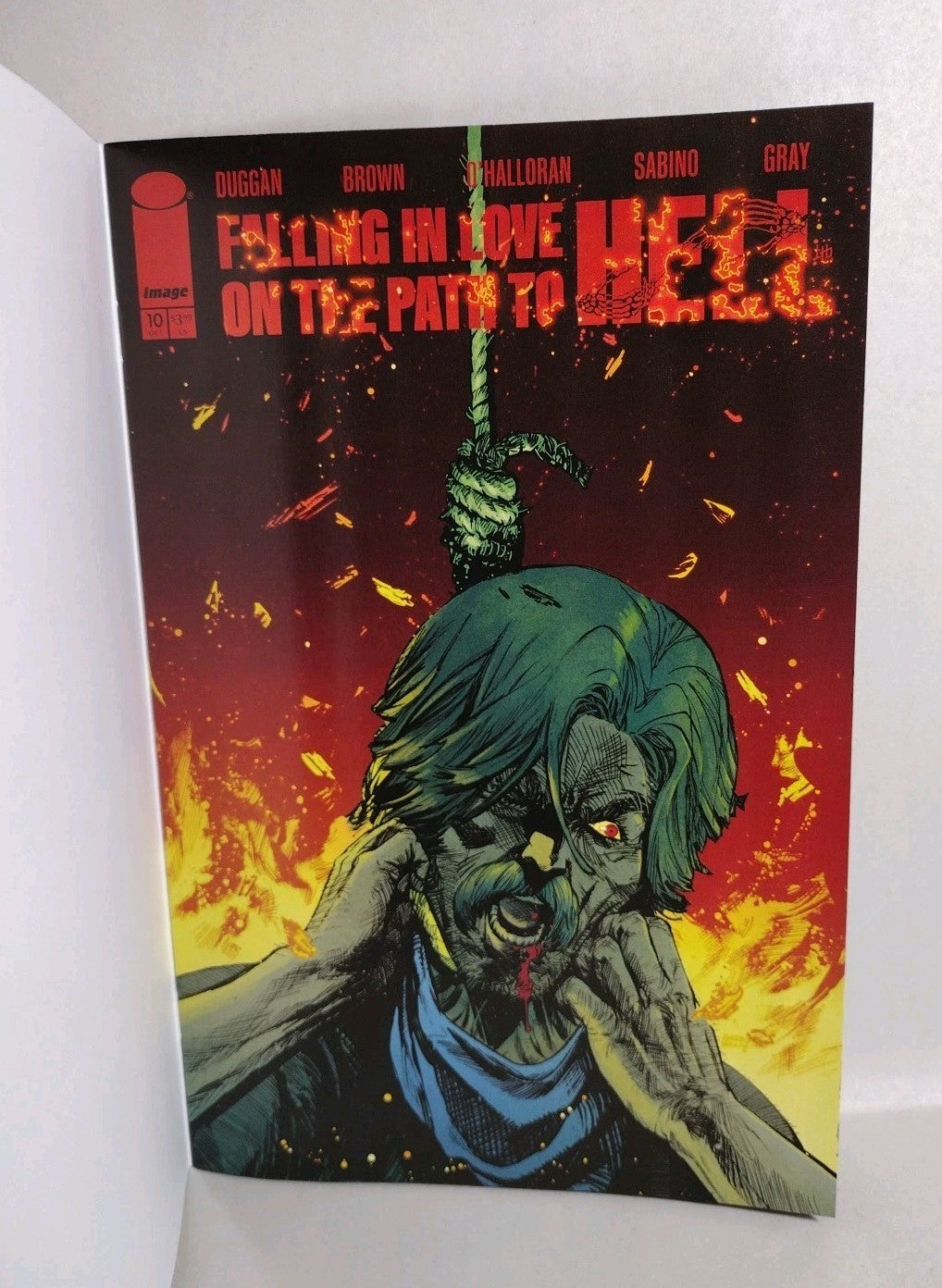 Falling In Love On The Path To Hell #10 Image Sketch Cover W Original DCastr Art