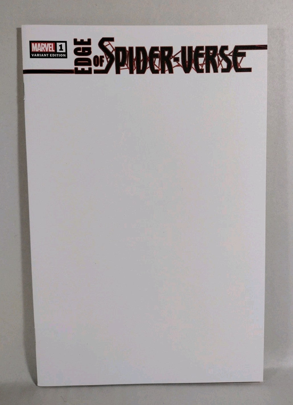 Edge Of The Spider-Verse #1 (2022) Marvel Blank Variant Cover Comic NM