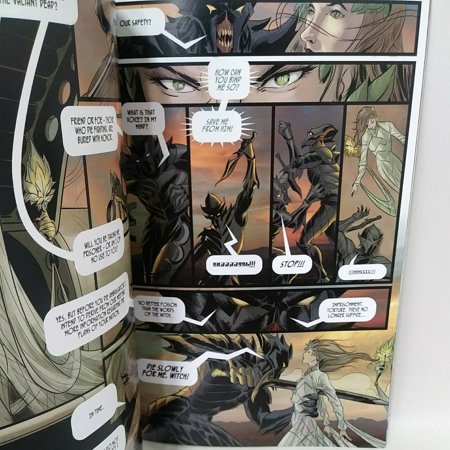 Pages Of Eight (2019) One Shot Comic Jesse Mesa Toves Rare Dragon Fantasy