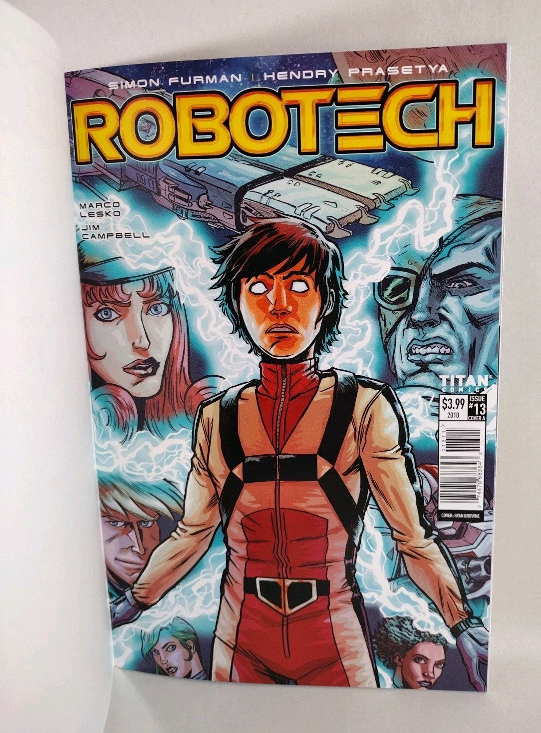 Robotech #13 (2018) Titan Comic Blank Sketch Variant Cover NM