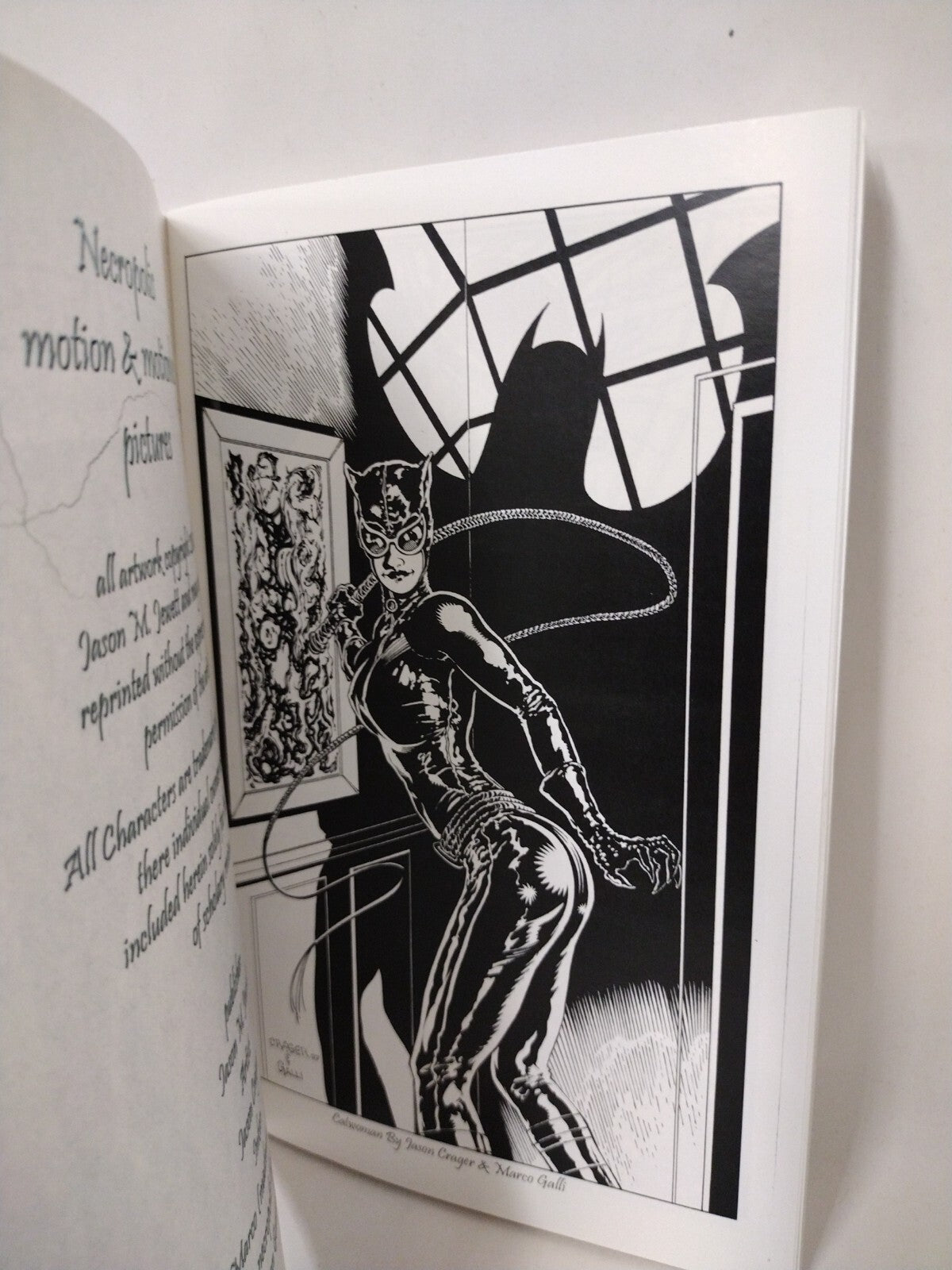 Necropolis Presents (2008) SDCC Sketchbook Signed Jason Cragen Marco Galli