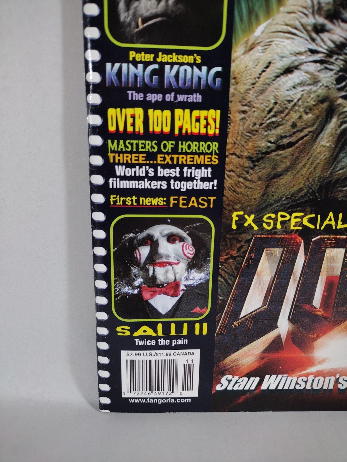 FANGORIA Magazine #248 (2006) Saw 3 Doom King Kong Wolf Creek Izo VF